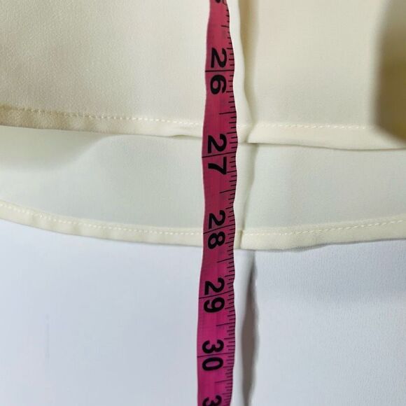 Soft Surroundings Cream Ivory Dress Tank Blouse V-Neck - Picture 5 of 10